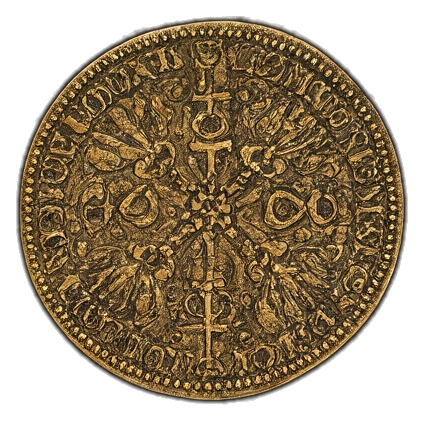 A gold coin: value held in common