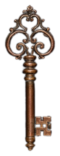 An ornate key: access and possibility